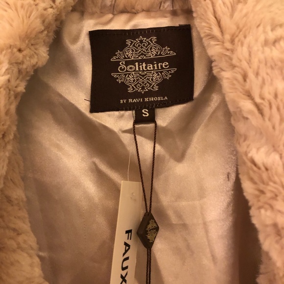 Solitaire Faux Fur Jacket - Picture 3 of 5